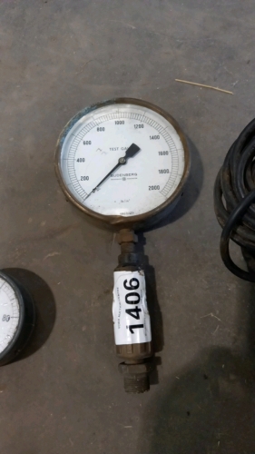 Bundenburg pressure test gauge