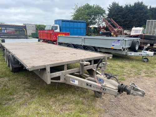 Ifor Williams LM186G3 18ft trailer complete with 8ft ramps, 2018