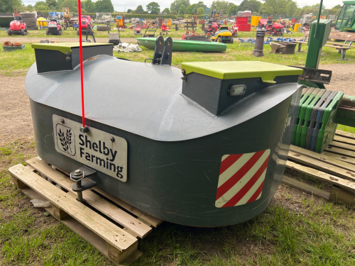 Agriweld Vari Weight 700kg with twin tool boxes to go on front linkage