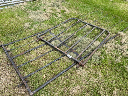 2 x Metal field gates
