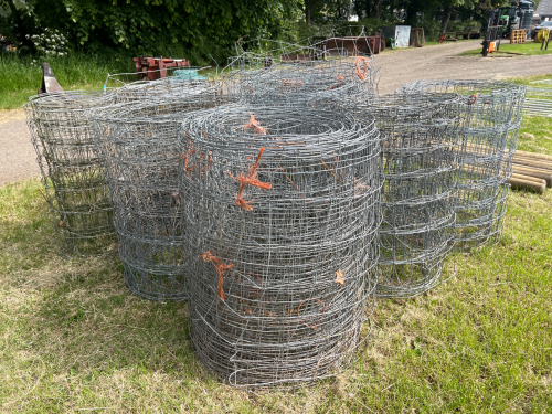 Large quantity used stock fencing
