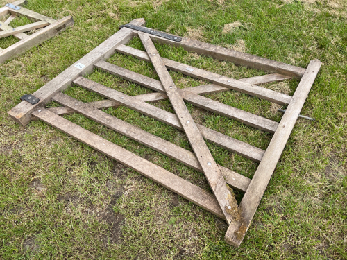 Small wooden gate