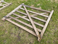 Small wooden gate