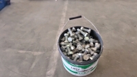 Tub of large industrial bolts 23kg