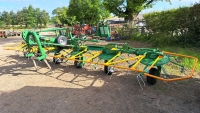 2022 Malone 840 6-rotor tedder, extremely little work, genuine retirement sale