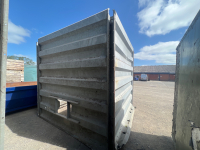 Heavy duty 5mm steel 3mx3mx3m galvanised grain bin, holds 25T or can be stacked