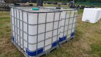 2x 1000 litre IBCs