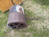 Antique garden roller