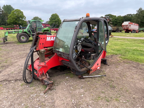 Manitou MLT 634 telehandler for spares or repair, 2006, engine complete