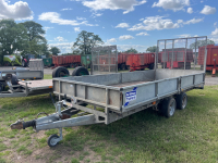 Ifor Williams LM166G/B 16ft beavertail trailer, 3500kg, June 2004