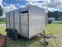 Ifor Williams 10ft livestock trailer with divider and spare wheel