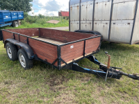 Twin axle car trailer