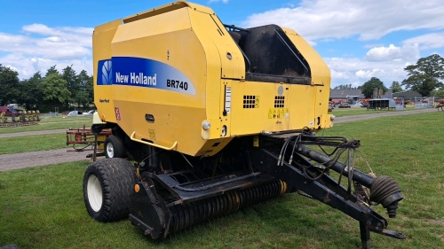 New Holland BR740 round baler, 2005, 44182 bales