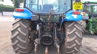 New Holland TA 100A 4wd tractor c/w Trima +3.0P loader and manure fork, 6140 hours, PX56 COH, Dispersal from David Robinson dec'd - 4