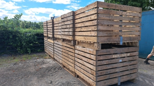 10 x 1 ton wooden potato boxes