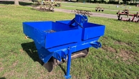 Front linkage crop press roller with band carrier