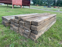 28 x 6ft fence posts, mix of 5x3 and 6x3