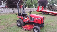 Massey Ferguson GC2300 compact tractor c/w mid mount deck, YX11EKI