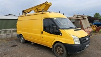 2007 Ford Transit 115 T350 RWD 2.4 Diesel cherry picker, working order, 116000 miles, YR07NVO - 3 former keepers - HPi Clear