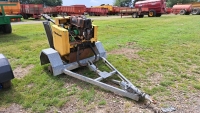 Benford Terex pedestrian roller with trailer for spares