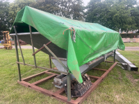 Perry grain reception hopper c/w 3m 3ph conveyor