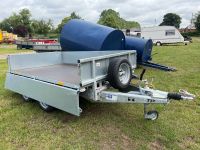 New Ifor Williams LM85 3.5T trailer c/w removable sides, LED lights, twin axle, 2 keys, manuals, certificate of confirmity