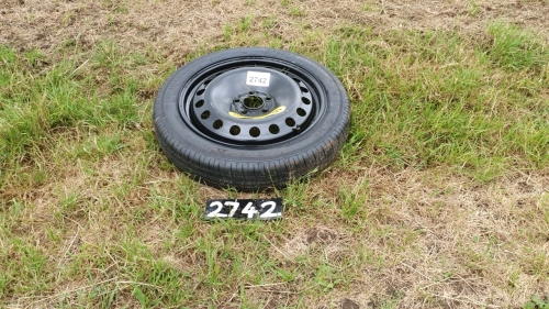 Brand new Volvo Spare wheel T125/80R17 5 Hole centre- genuine Volvo space saver wheel and C60 MRK1 Brand new