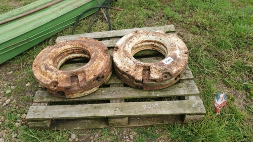 6 x Ford wheel weights