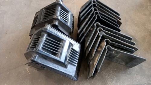 Plastic pallet protectors for ratchet straps