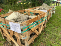 3x rockery stones