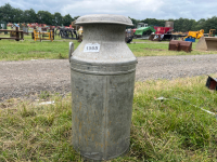 Aluminium 10 gallon milk churn