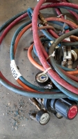 Oxy-acetylene welding gauges, bagging, torch etc