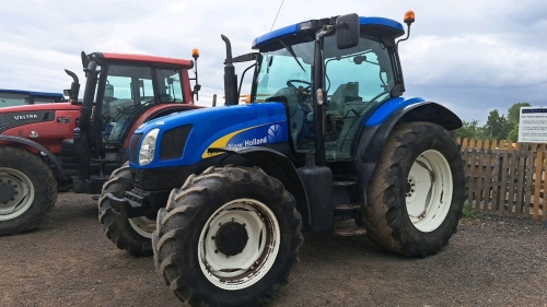 New Holland TS 135 A 4wd tractor YX54 DXW, owned since 6 months old