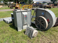 3ph Scandia grain bucket elevator approx 6m height