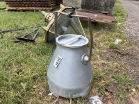 Aluminium milk churn