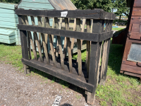 Wooden hay rack