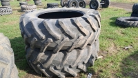 2x Trelleborg 580/70R42 tyres