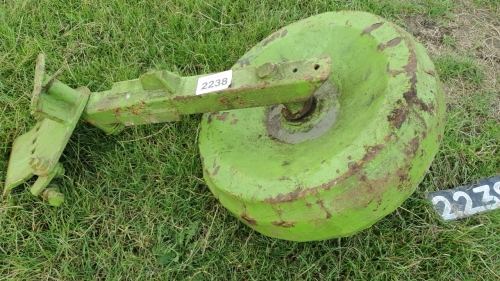 Depth wheel assembly for Dowdeswell DP8 plough