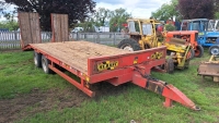 2011 Herbst 15T 21ft low loader trailer