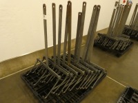 10 x cast iron hangers
