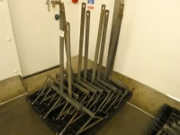 10 x cast iron hangers