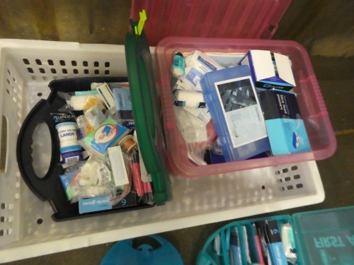 Various First Aid kits and equipment