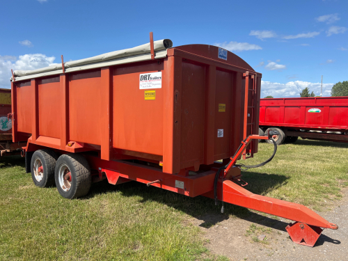 DRT 11T trailer c/w Easy Sheet and hydraulic door 2014