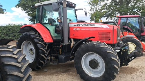 Massey Ferguson 6485 Dynashift, 40k transmission, front linkage, 4820 genuine hours from new, gwo, FX54 HCY