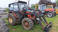 Zetor 7245 tractor c/w Quicke loader, 1991,J340 GAG