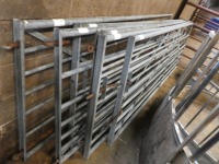 Galvanised metal gate 11ft