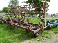 Bomford 18ft power track low draft cultivator with following harrow and end tow kit