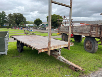 Massey Ferguson tipping bale trailer 13'x6'3" with front ladder