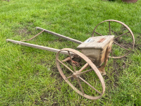 Horace Fuller single row manual seed drill