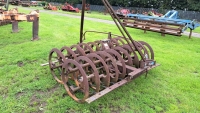 Lemken furrow press used with 5F plough